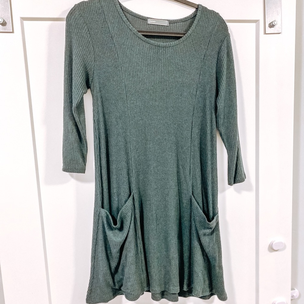 Cherish Sweater Dress with Pockets